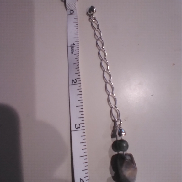 ❤️🎁Jay King Mine Finds Grey/Green/Brown Jasper Necklace 21" w/ 3" 925 Extender - Picture 9 of 12